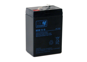MW Power MW 5Ah/6V akumulator AGM (70*47*101mm) Fast-on 187 (T1)