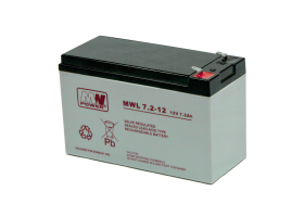 MW Power MWL 7.2Ah/12V akumulator AGM (151*65*94mm) Fast-on 187 (T1)