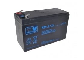 MW Power MWP 9Ah/12V akumulator AMG (151*65*94mm) Fast-on 250 (T2)