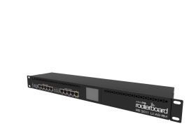 Mikrotik RouterBoard RB3011UiAS-RM 10xGbit, 1xSFP 1.4GHz, 1GB, LCD RACK L5