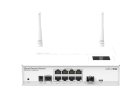 Mikrotik Switch CRS109-8G-1S-2HnD-IN 8x Gbit, 1xSFP, 600MHz, 128MB, WiFi, L5