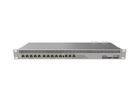 Mikrotik RouterBoard RB1100AHx4 Dude Edition 13x Gbit, 4x 1.4GHz, 1GB, PoE in 802.3af/at, RS232, RACK