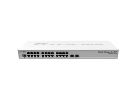 Mikrotik Router Switch CRS326-24G-2S+RM 24x Gbit, 2xSFP+, 800MHz, 512MB, RACK,L5