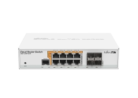 Mikrotik Router Switch CRS112-8P-4S-IN 8 x Gbit PoE-out, 4xSFP, 400MHz, 128MB, L5