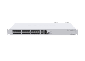Mikrotik Router Switch CRS326-24S+-2Q+RM, 24x 10Gb/s SFP+, 2x sloty 40Gb/s QSFP+, 650MHz, 64MB, RACK, L5