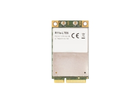 Mikrotik R11e-LTE6, Karta miniPCIe, 2G /3G/4G/LTE, 2x uFL, LTE kat.6 (300/50 Mb/s)
