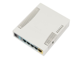 Mikrotik RouterBoard RB951Ui-2HnD 5x LAN 600MHz 128MB WiFi POE L4